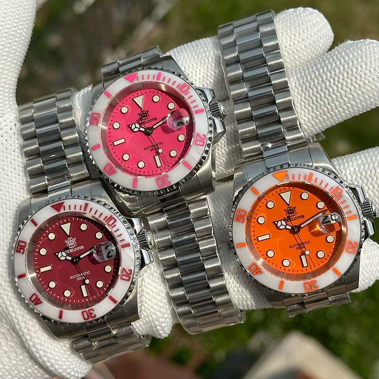 Seiko Watch Prospex - Relógio Automático Masculino STEELDIVE 40mm, Relógio